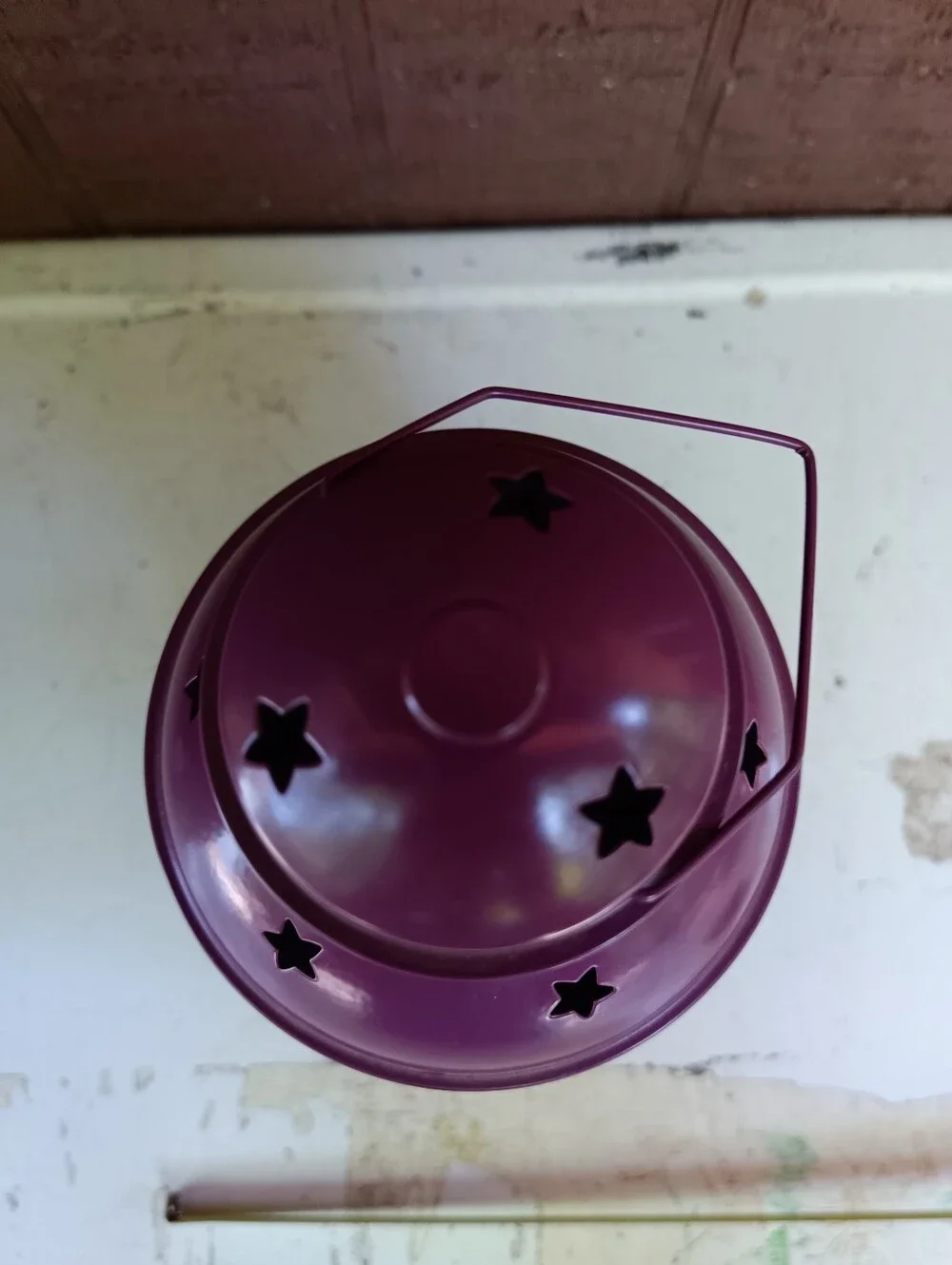 IKEA lantern Purple